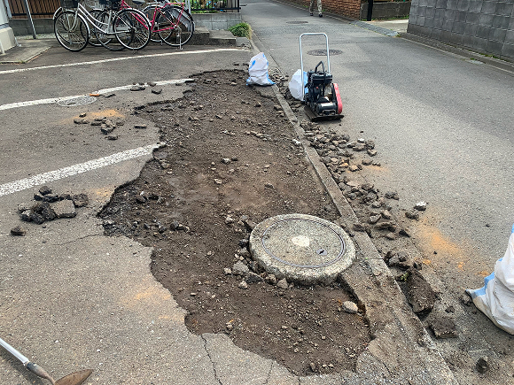 外交工事1 ビフォー